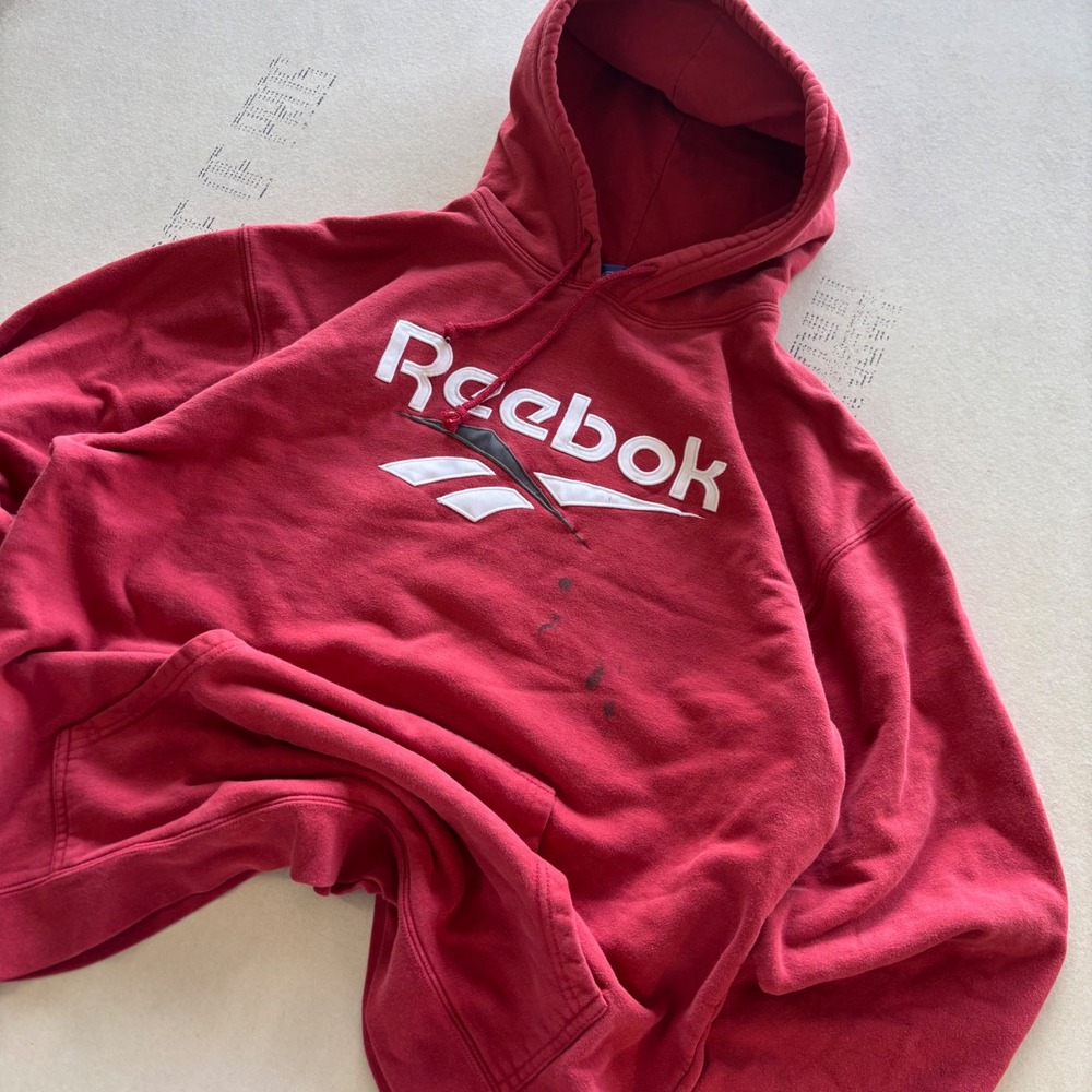 Y2K Boxy Reebok Hoodie